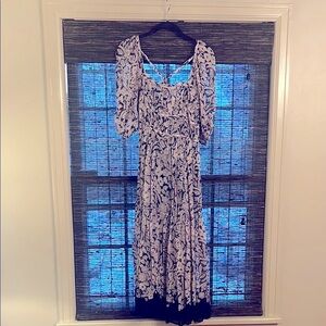 Anthropologie Floral Print Dress